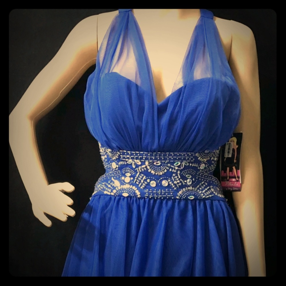 Blue Cocktail Dress